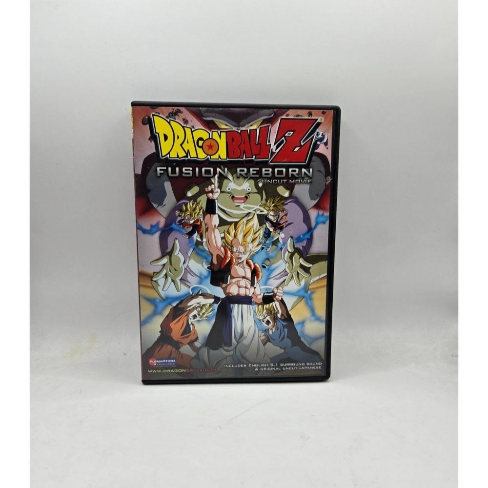 Dragon Ball Z Fusion Reborn DVD 2006 Uncut Movie With Insert (Complete)